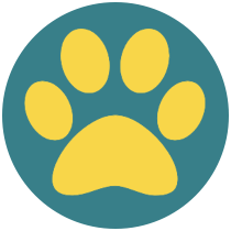 Logo with circle background